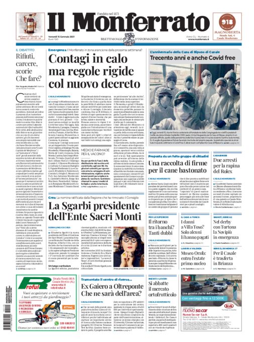 Il Monferrato - Edizione 4 del 15/01/2021